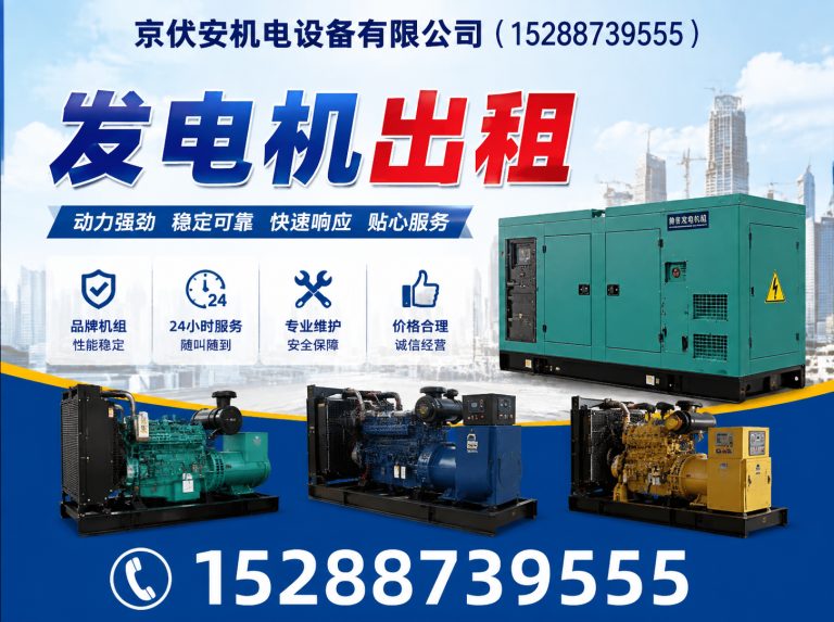 五指山发电机租赁展示图