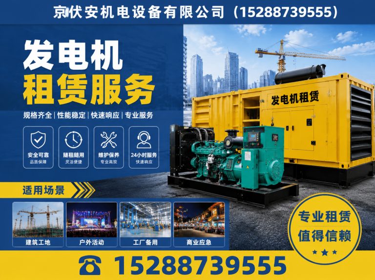 五指山发电车租赁展示图